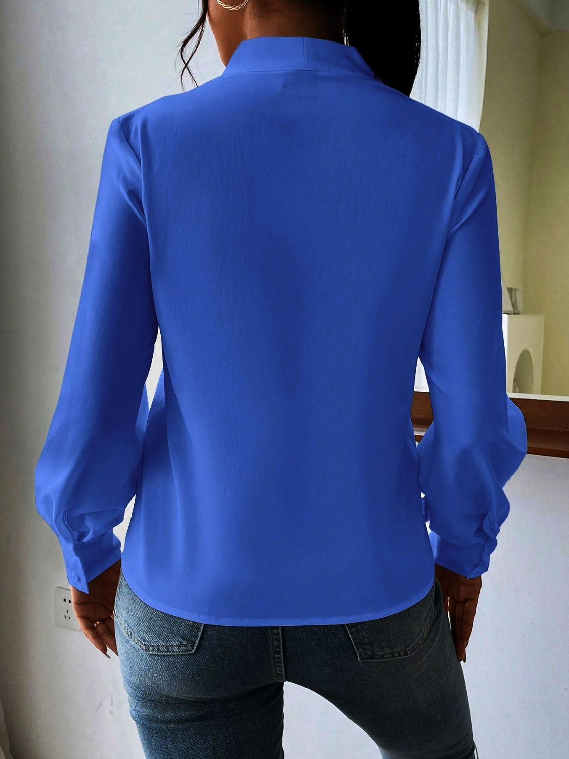 V Neck Long Sleeve Top - Danielle and Jason Baker LLC - Danielle Baker's Boutique