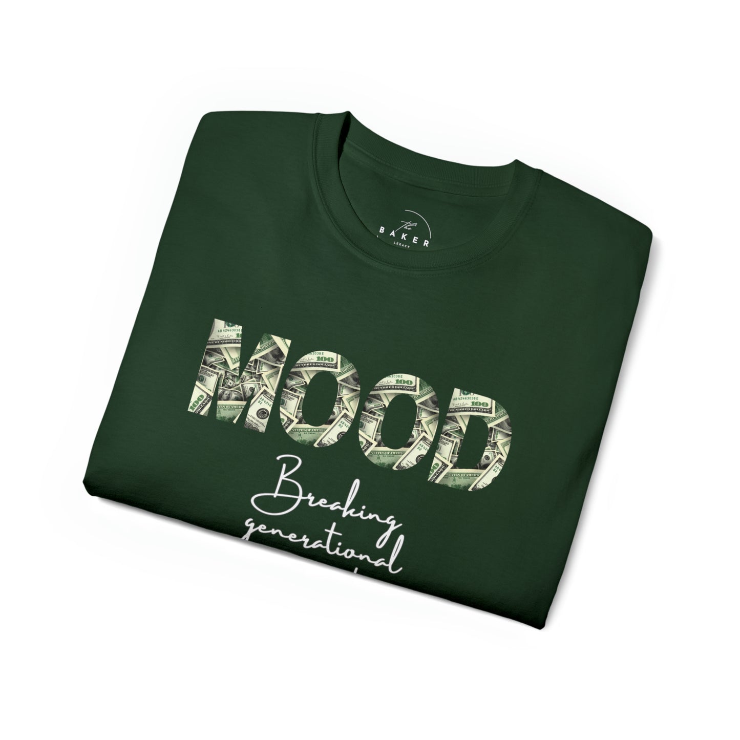 MOOD Breaking Generational Curses Shirt - Wealthy Vibes Short Sleeve T-Shirt - Danielle and Jason Baker LLC - Danielle Baker's Boutique