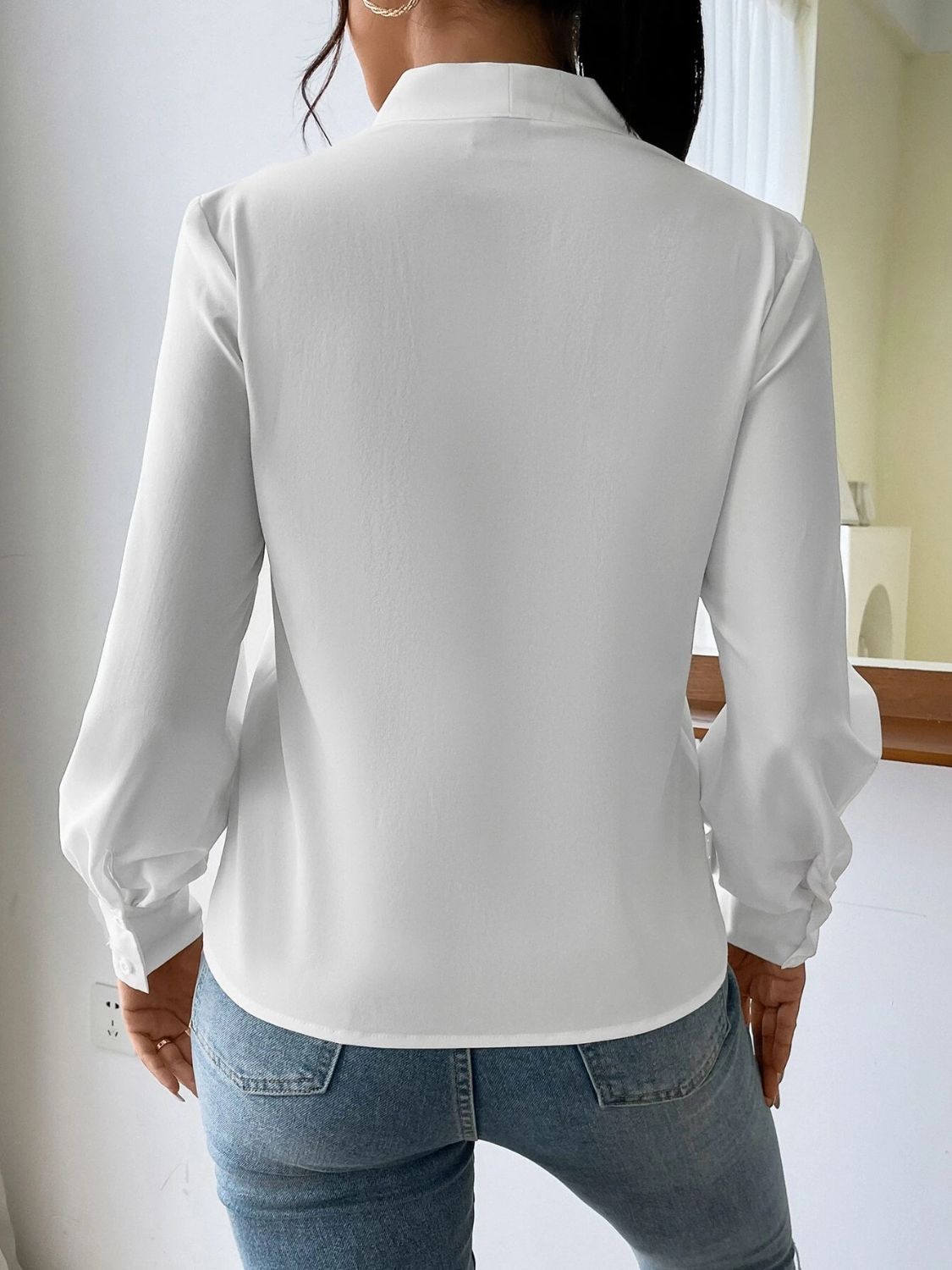 V Neck Long Sleeve Top - Danielle and Jason Baker LLC - Danielle Baker's Boutique