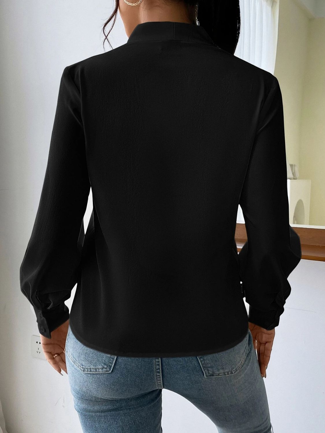 V Neck Long Sleeve Top - Danielle and Jason Baker LLC - Danielle Baker's Boutique