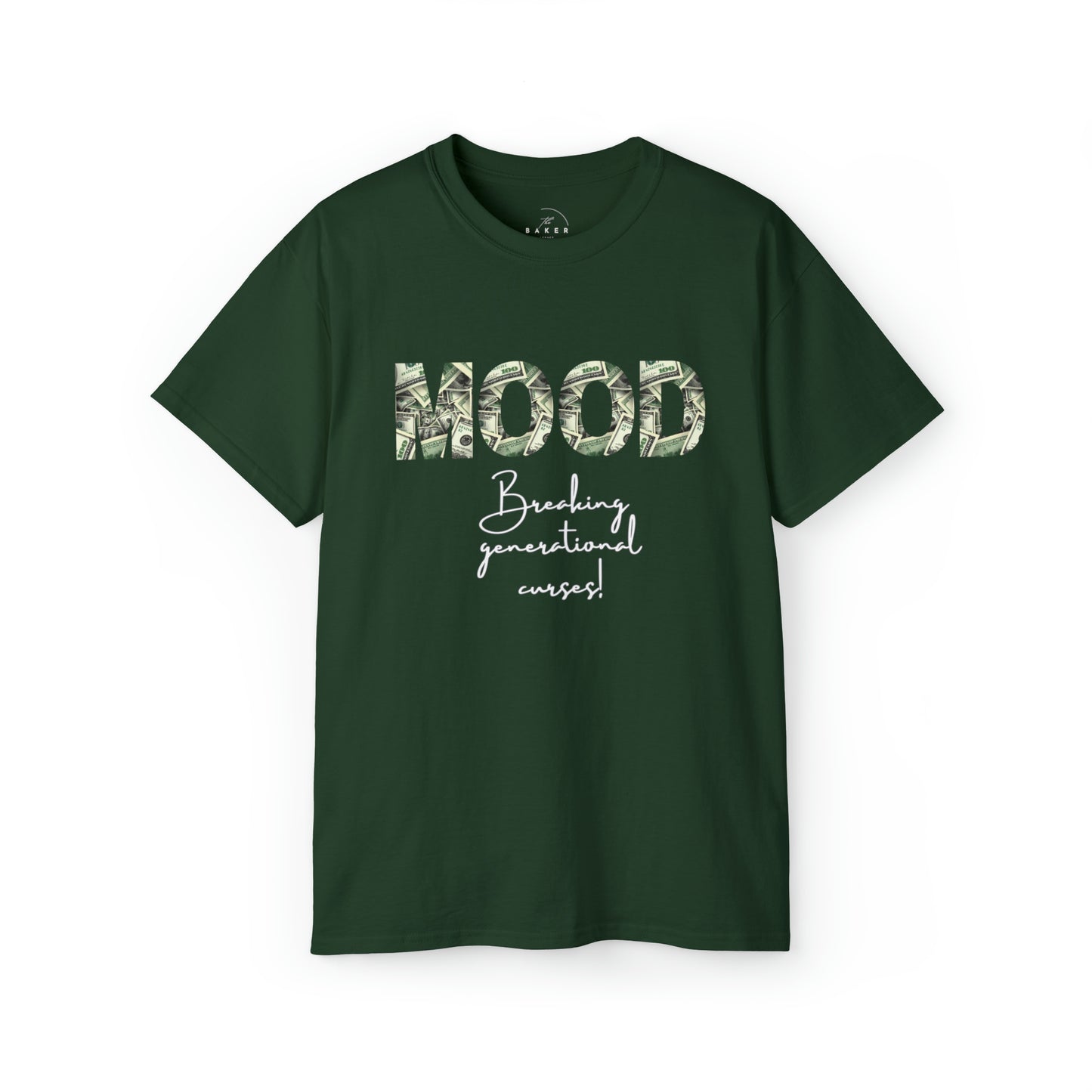 MOOD Breaking Generational Curses Shirt - Wealthy Vibes Short Sleeve T-Shirt - Danielle and Jason Baker LLC - Danielle Baker's Boutique