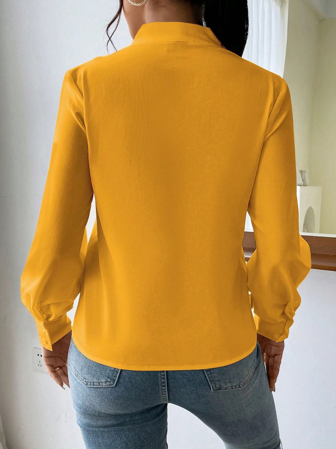 V Neck Long Sleeve Top - Danielle and Jason Baker LLC - Danielle Baker's Boutique