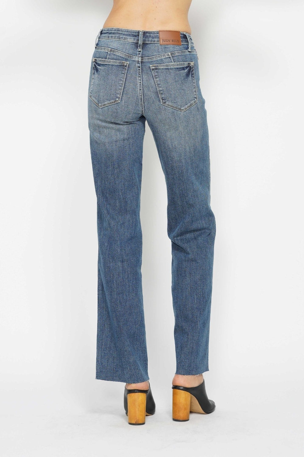 Judy Blue Full Size Tummy Control Straight Jeans - Danielle and Jason Baker LLC - Danielle Baker's Boutique