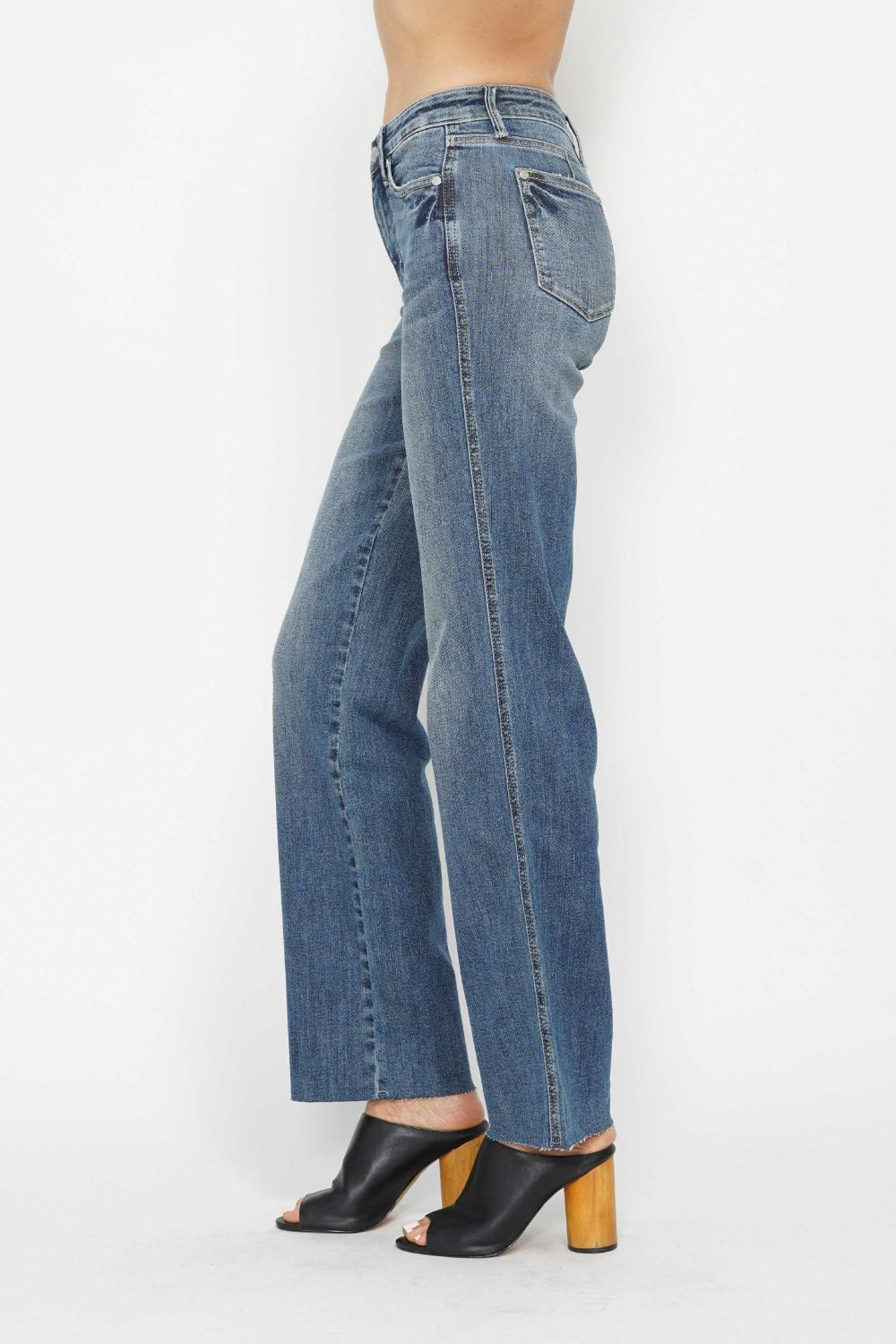 Judy Blue Full Size Tummy Control Straight Jeans - Danielle and Jason Baker LLC - Danielle Baker's Boutique