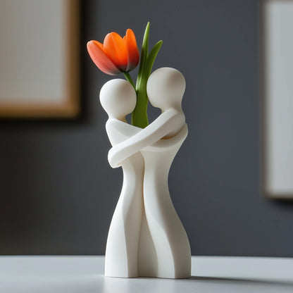 Loving Embrace - Unique Decorative Vase for Home Decor - 3D Print Centerpiece