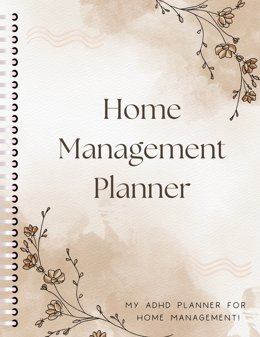 Home Management Planner - ADHD Planner