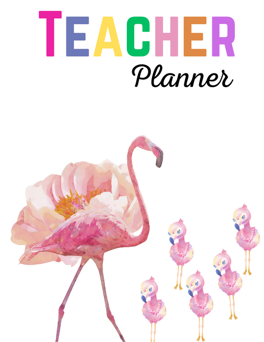 Teacher Planner Flamingo