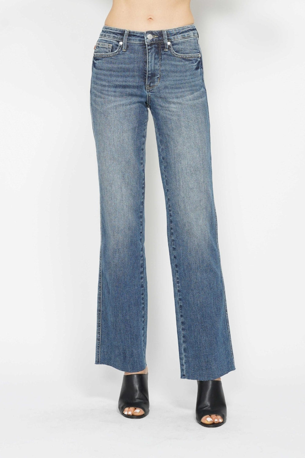 Judy Blue Full Size Tummy Control Straight Jeans - Danielle and Jason Baker LLC - Danielle Baker's Boutique