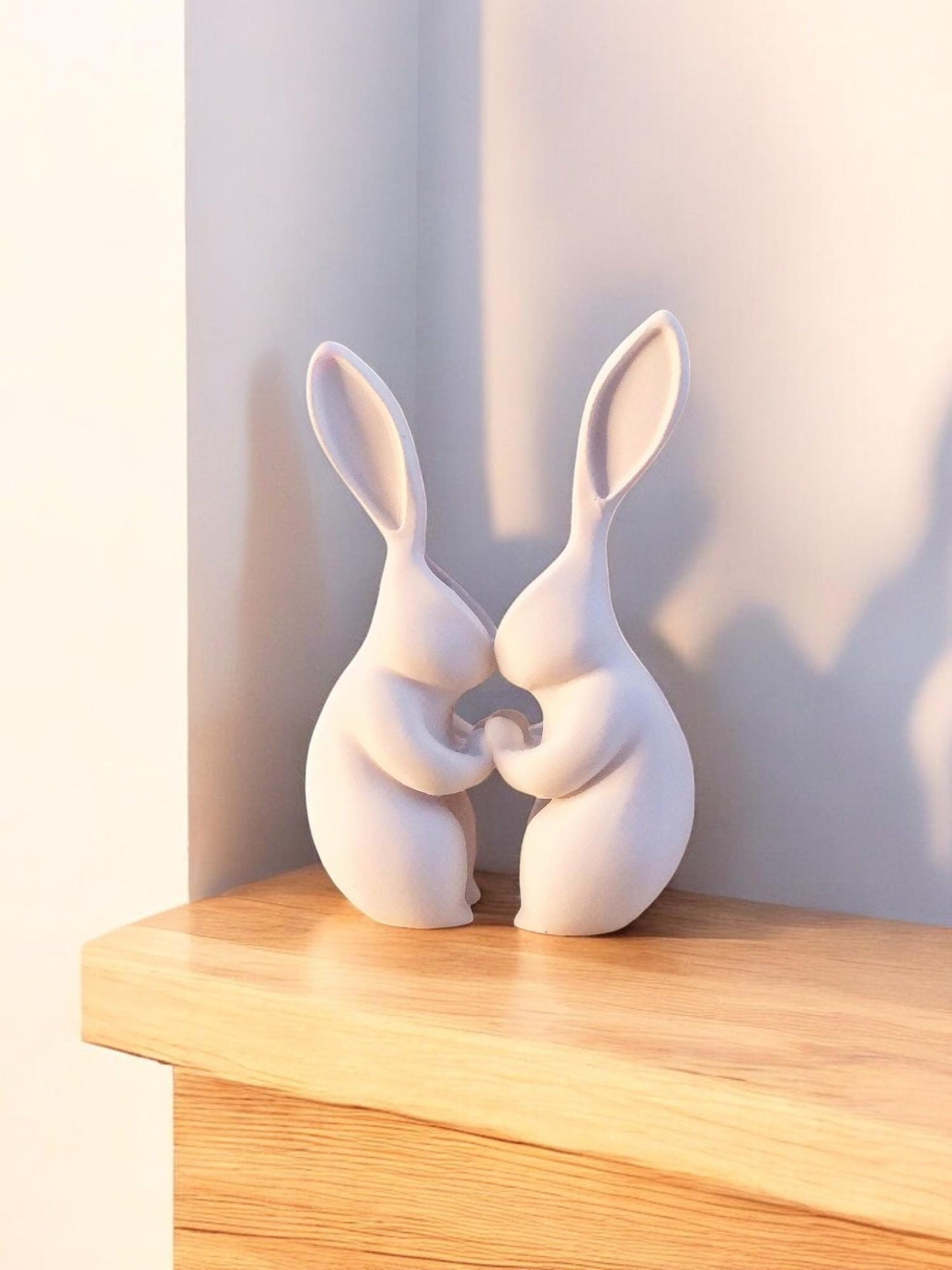 Bunny Love- Unique Decorative Vase for Home Decor - 3D Print Centerpiece