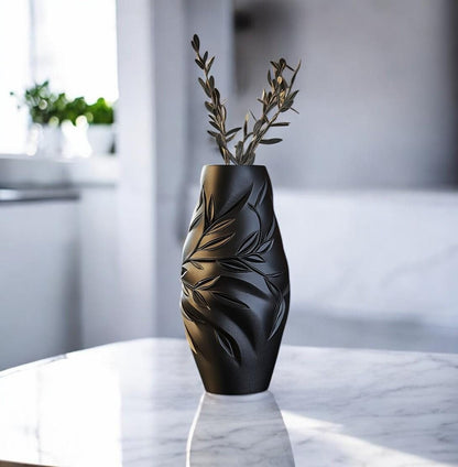 Elysian Branches Vase - Unique Decorative Vase for Home Decor - 3D Print Centerpiece- Used for Faux, Dried and Preserved Flowers & Plants