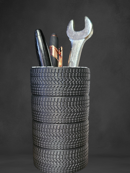 Car Tire Stack Ink Pen Holder - Danielle and Jason Baker LLC - Danielle Baker's Boutique