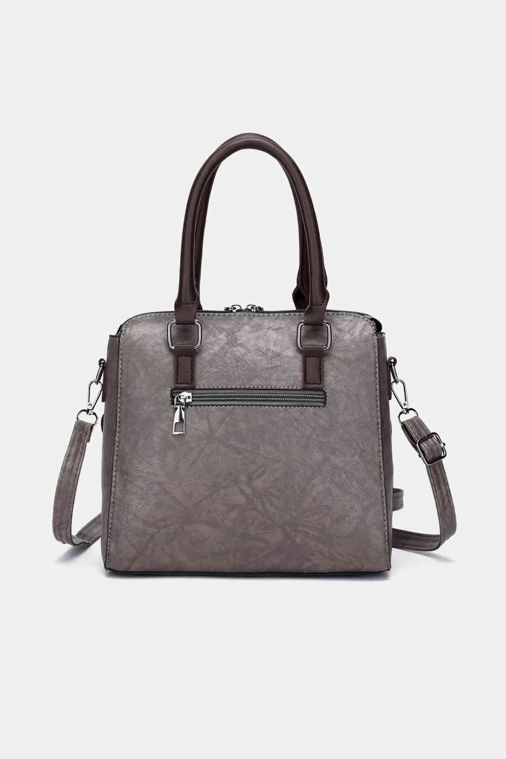 4-Piece Faux Leather Handbag Set