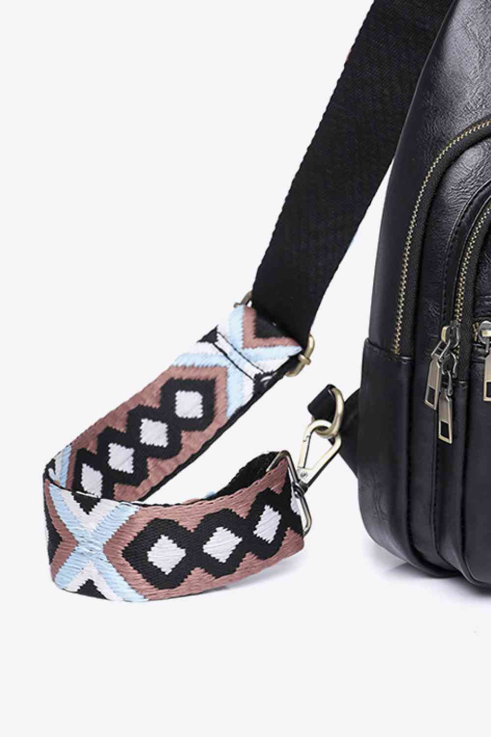 Adored It's Your Time PU Leather Sling Bag