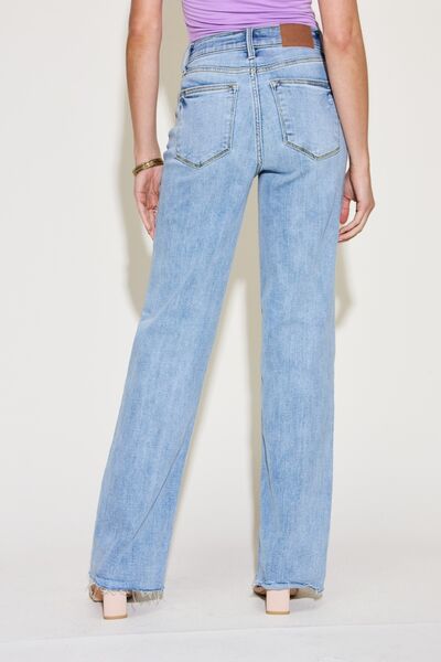 Judy Blue Full Size V Front Waistband Straight Jeans - Danielle and Jason Baker LLC - Danielle Baker's Boutique