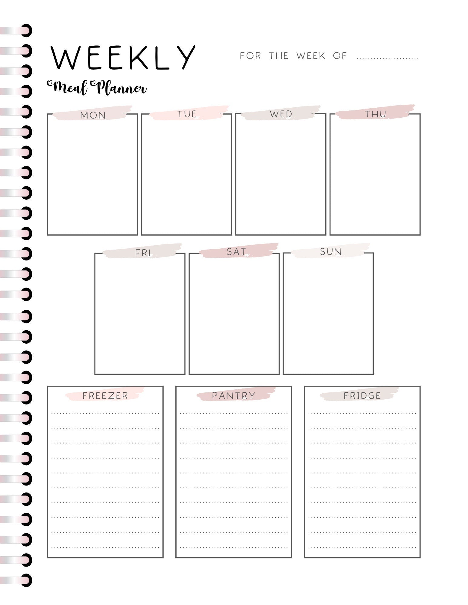 PLR ADHD Printable Planner, ADHD Digital Planner, Private Label Rights
