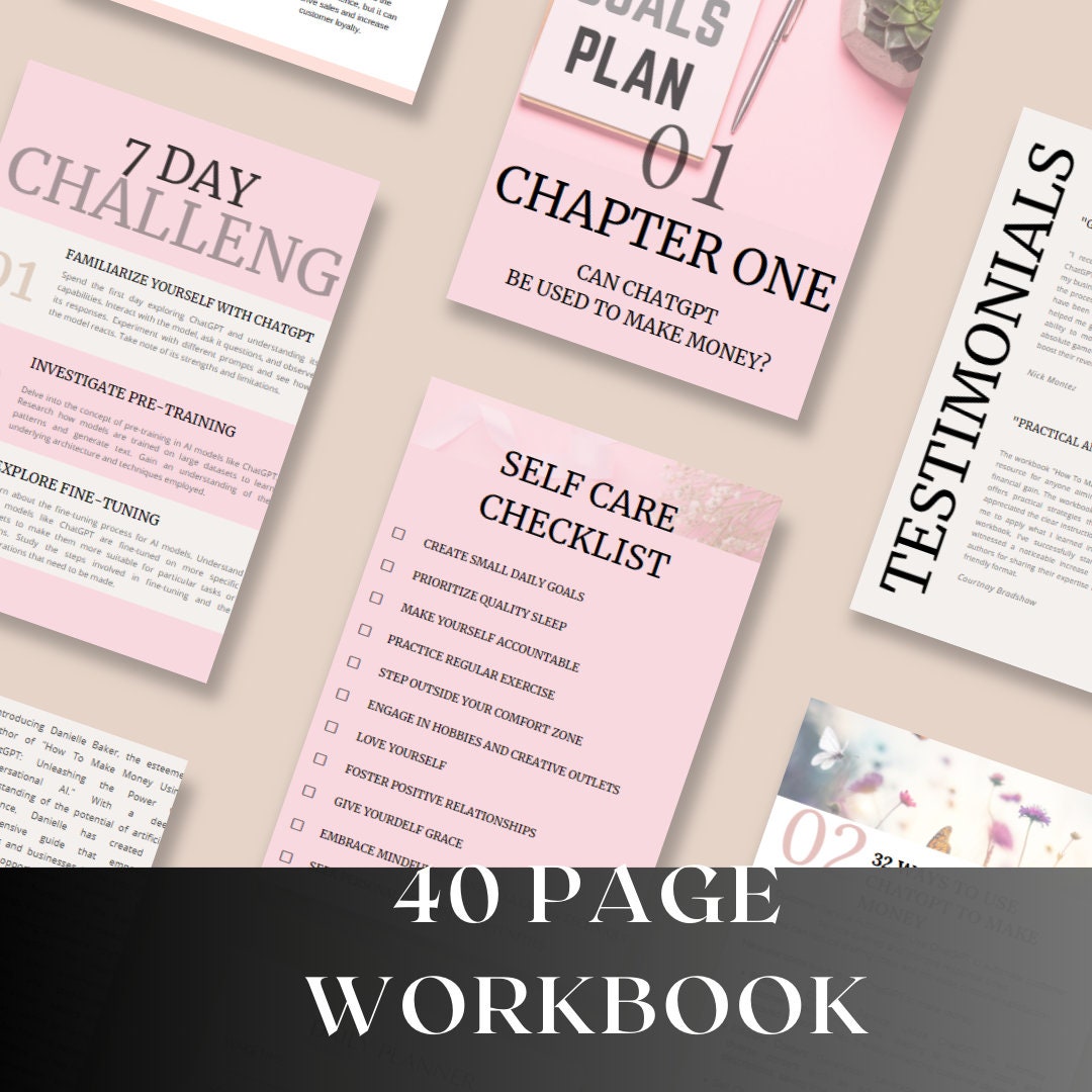 How To Learn AI & Make Money Using ChatGPT - Complete Workbook
