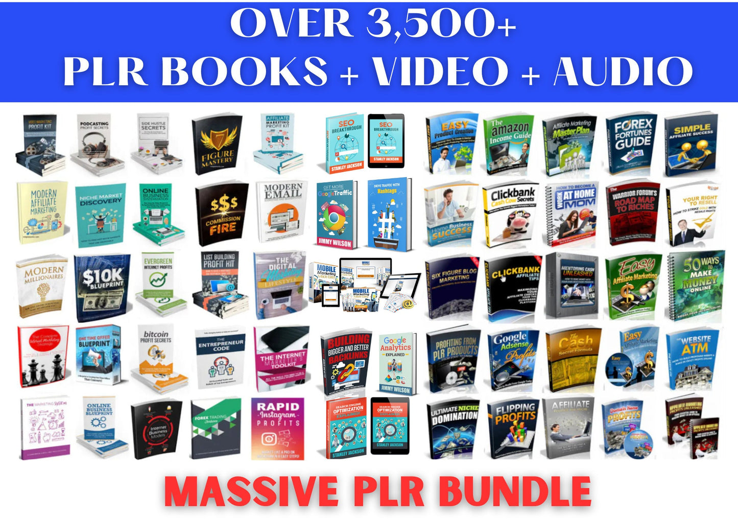 3.5K PLR | Private Label Rights & MRR | Master Resell Rights | Products
