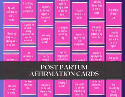 PLR Pregnancy Planner & 275 Post Partum Affirmation Cards Bundle - Private Label Rights - White Label - Resell for 100% Profit